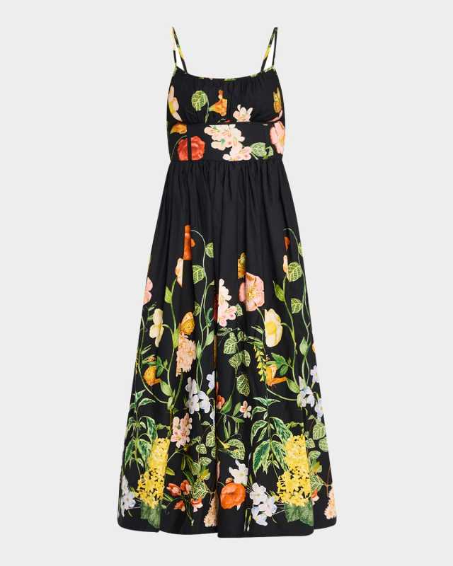 Alba Floral Midi Dress
